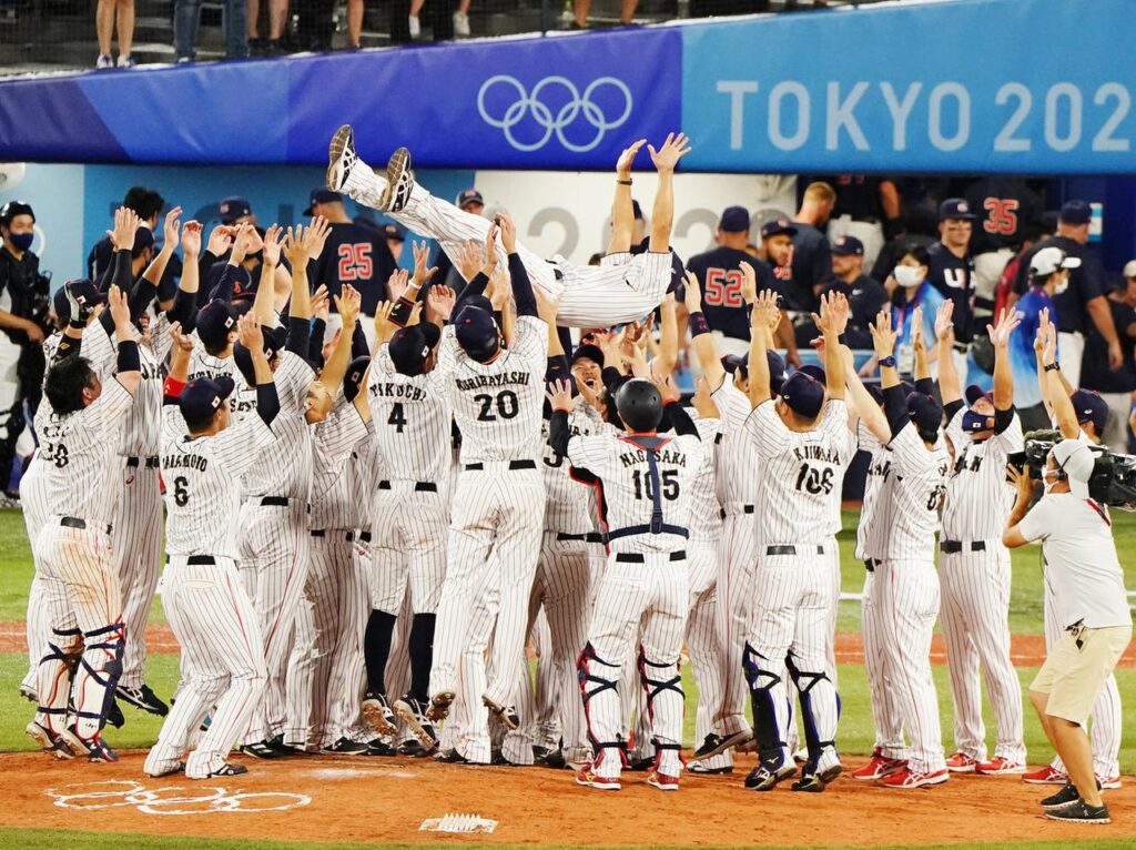 東京オリンピック金メダル 侍ジャパンメンバー阪神 梅野選手 凱旋 神戸市須磨区板宿の整体 Hmscマッサージ鍼灸整骨院